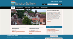 Desktop Screenshot of gollhofen.de